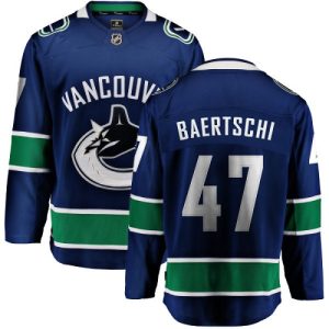 Herren Vancouver Canucks Eishockey Trikot Sven Baertschi #47 Breakaway Blau Fanatics Branded Heim